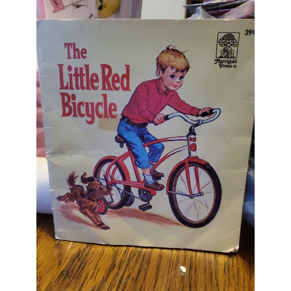 The Little Red Bicycle 1953 Whitman Tell A Tale Books merrigold press Magic Mart